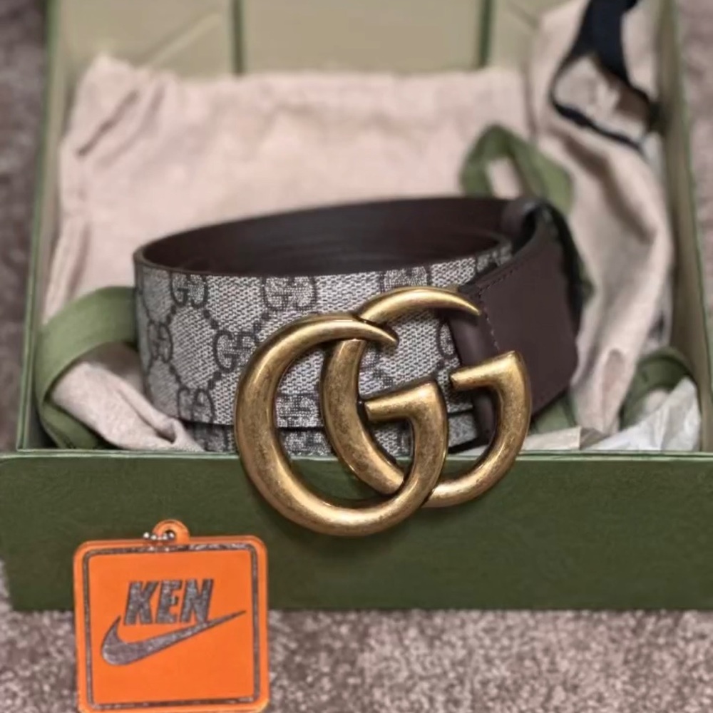 Gucci Double G Buckle Belt ( Not Reversible)